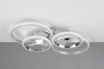 Φωτιστικό Οροφής CIRES Reality LED 27W 3400lm 4000K Περιστρεφόμενο Step Dimmable Χρώμιο – R67364106