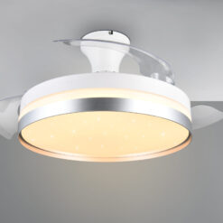 LED Φωτιστικό-Ανεμιστήρας Οροφής Τιτάν Φ100 LINDBERG 35W CCT 4050lm Dimmable με Τηλεχειριστήριο Reality – R67382187