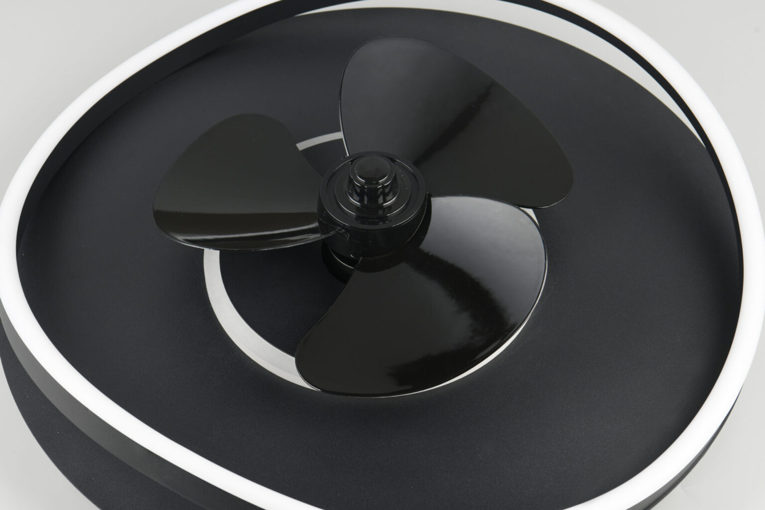 LED Φωτιστικό-Ανεμιστήρας Οροφής Μαύρο Ματ Φ50 Sortland 30W CCT 3500lm Dimmable με Τηλεχειριστήριο Reality – R67393132