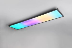 Φωτιστικό Οροφής Μαύρο Ματ 30×120 BETA Reality LED 31W 3600lm RGBW+CCT Dimmable με Χειριστήριο – R67661232