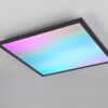 Φωτιστικό Οροφής Μαύρο Ματ 45×45 BETA Reality LED 18W 2000lm RGBW+CCT Dimmable με Χειριστήριο – R67664532