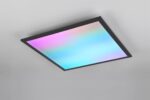 Φωτιστικό Οροφής Μαύρο Ματ 45×45 BETA Reality LED 18W 2000lm RGBW+CCT Dimmable με Χειριστήριο – R67664532