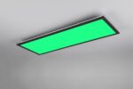 Φωτιστικό Οροφής Μαύρο Ματ 80×30 BETA Reality LED 31W 3350lm RGBW+CCT Dimmable με Χειριστήριο – R67668032