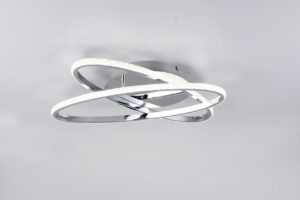 Φωτιστικό Οροφής LANE Reality LED 27W 3500lm 4000K Περιστρεφόμενο Step Dimmable Χρώμιο – R67802106