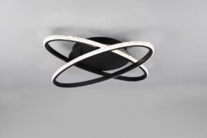 Φωτιστικό Οροφής LANE Reality LED 27W 3500lm 4000K Περιστρεφόμενο Step Dimmable Χρώματος Μαύρο Ματ – R67802132