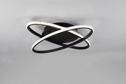 Φωτιστικό Οροφής LANE Reality LED 27W 3500lm 4000K Περιστρεφόμενο Step Dimmable Χρώματος Μαύρο Ματ – R67802132