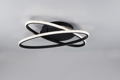 Φωτιστικό Οροφής LANE Reality LED 27W 3500lm 4000K Περιστρεφόμενο Step Dimmable Χρώματος Μαύρο Ματ – R67802132