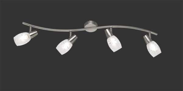 Σποτ Reality   4xE14 Νίκελ Ματ Μεταλλικό    R80024007