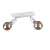 Σποτ Reality   2xE27 Λευκό Ματ Μεταλλικό    R80182031