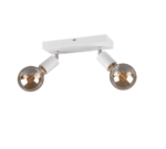 Σποτ Reality   2xE27 Λευκό Ματ Μεταλλικό    R80182031