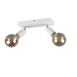 Σποτ Reality   2xE27 Λευκό Ματ Μεταλλικό    R80182031