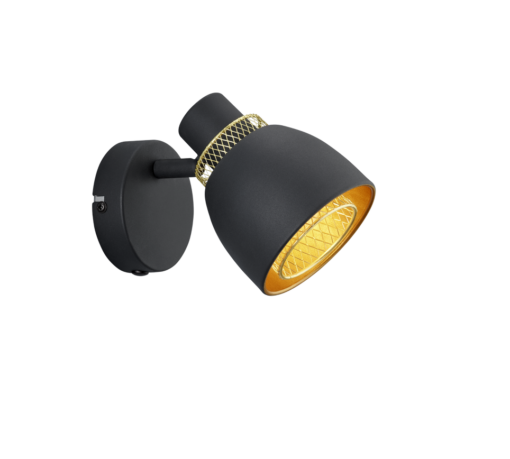 Επιτοίχιο Φωτιστικό Trio Lighting 1xE14 Μαύρου Χρώματος – R80811032