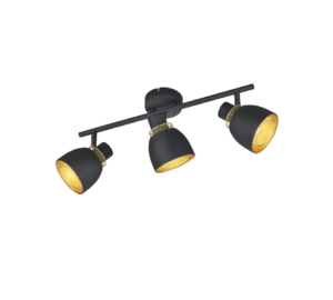 Φωτιστικό Οροφής Trio Lighting 3xE14 Μαύρου Χρώματος – R80813032