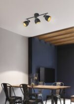 Φωτιστικό Οροφής Trio Lighting 3xE14 Μαύρου Χρώματος – R80813032