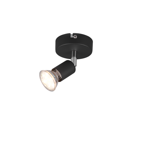 Σποτ Reality GU10   Μαύρο Ματ Μεταλλικό    – R80911032
