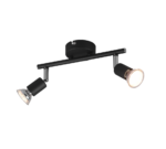 Σποτ Reality 2xGU10   Μαύρο Ματ Μεταλλικό    – R80912032