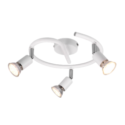 Σποτ Reality 3xGU10   Λευκό Ματ Μεταλλικό    – R80913931