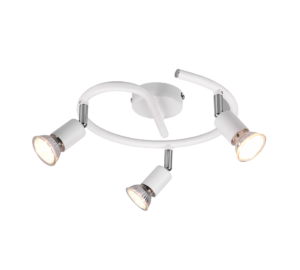 Σποτ Reality 3xGU10   Λευκό Ματ Μεταλλικό    – R80913931