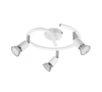 Σποτ Reality 3xGU10   Λευκό Ματ Μεταλλικό    – R80913931