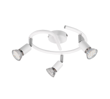 Σποτ Reality 3xGU10   Λευκό Ματ Μεταλλικό    – R80913931