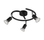 Σποτ Reality 3xGU10   Μαύρο Ματ Μεταλλικό    – R80913932