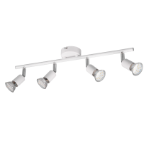 Σποτ Reality 4xGU10   Λευκό Ματ Μεταλλικό    – R80914031