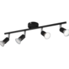 Σποτ Reality 4xGU10   Μαύρο Ματ Μεταλλικό    – R80914032