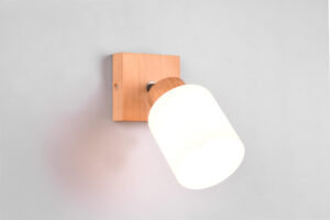 Φωτιστικό Spot Reality ASSAM  1x E14 Φυσικό Ξύλο   – R81111030