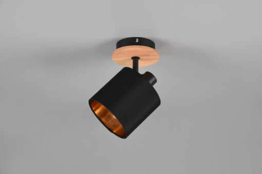 Φωτιστικό Spot Reality TOMMY  1x E14 Απόχρωση Ξύλου Μεταλλικό   – R81331030