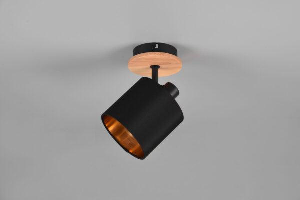 Φωτιστικό Spot Reality TOMMY  1x E14 Απόχρωση Ξύλου Μεταλλικό   – R81331030