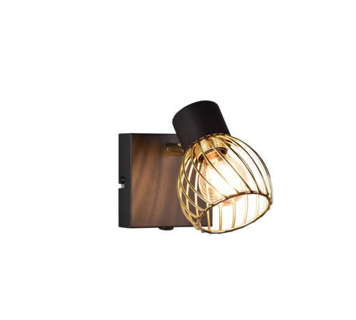 Επιτοίχιο Φωτιστικό Trio lighting 1xE14 Μαύρου Χρώματος – R81381080
