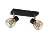 Φωτιστικό Οροφής Trio Lighting 2xE14 Μαύρου Χρώματος – R81382080