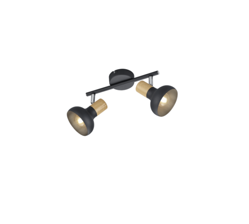 Φωτιστικό Οροφής Trio Lighting 2xE14 Μαύρου Χρώματος – R81522032