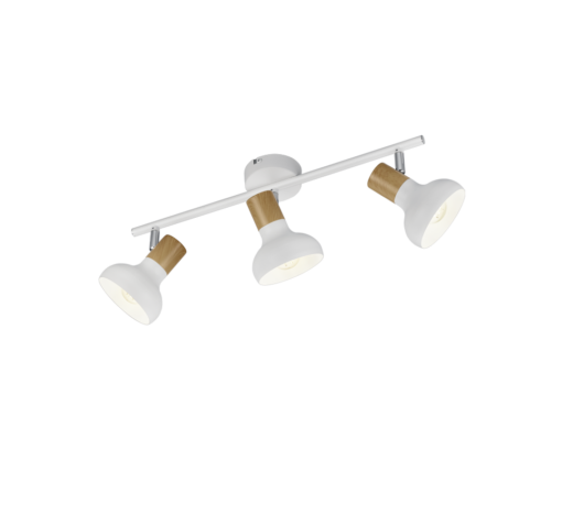 Φωτιστικό Οροφής Trio Lighting 3xE14 Λευκού Χρώματος – R81523031