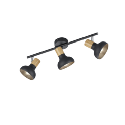 Φωτιστικό Οροφής Trio Lighting 3xE14 Μαύρου Χρώματος – R81523032