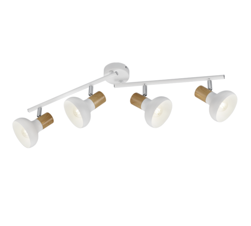 Φωτιστικό Οροφής Trio Lighting 4xE14 Λευκού Χρώματος – R81524031