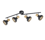 Φωτιστικό Οροφής Trio Lighting 4xE14 Μαύρου Χρώματος – R81524032