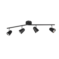 Σποτ Reality LED 3,5W  Μαύρο Ματ Πλαστικό 400lm 3000K  R82124132