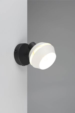 Φωτιστικό Τοίχου/Οροφής με Περιστρεφόμενο Γκρι Σποτ ISLA 1xE14 Reality – R86361076