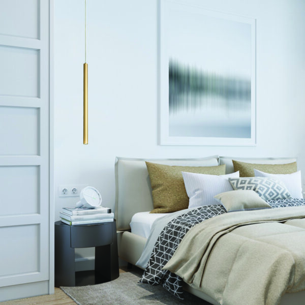 ΚΡΕΜΑΣΤΟ ΦΩΤΙΣΤΙΚΟ LED 5W 3000K 400LM FINO  ΧΡΥΣΟ ACA DECOR – RA31LEDP60GD