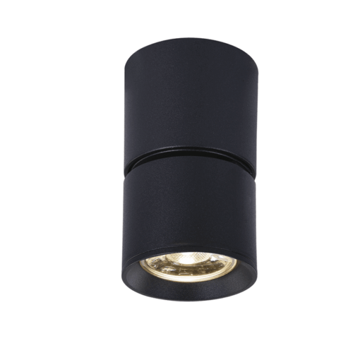 ΕΠΙΤΟΙΧΟ ΦΩΤΙΣΤΙΚΟ LED 5W COB 80° 3000K 400LM ΜΑΥΡΟ ΑΛΟΥΜΙΝΙΟ D5,6XH10CM PLUTO ACA DECOR – RA33LEDS6BK