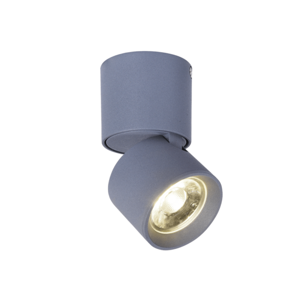 ΕΠΙΤΟΙΧΟ ΦΩΤΙΣΤΙΚΟ LED 5W COB 80° 3000K 400LM ΓΚΡΙ ΑΛΟΥΜΙΝΙΟ D5,6XH10CM PLUTO ACA DECOR – RA33LEDS6GY