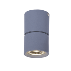 ΕΠΙΤΟΙΧΟ ΦΩΤΙΣΤΙΚΟ LED 5W COB 80° 3000K 400LM ΓΚΡΙ ΑΛΟΥΜΙΝΙΟ D5,6XH10CM PLUTO ACA DECOR – RA33LEDS6GY