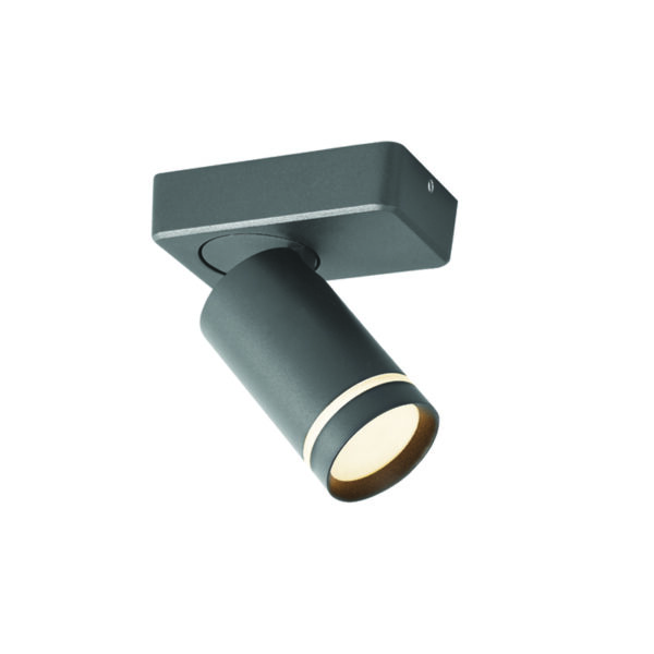 ΕΠΙΤΟΙΧΟ ΦΩΤΙΣΤΙΚΟ 1XGU10 DIVINO ΓΚΡΙ ΑΛΟΥΜΙΝΙΟ IP20 12X7X13,5CM ACA DECOR – RA3631SGY