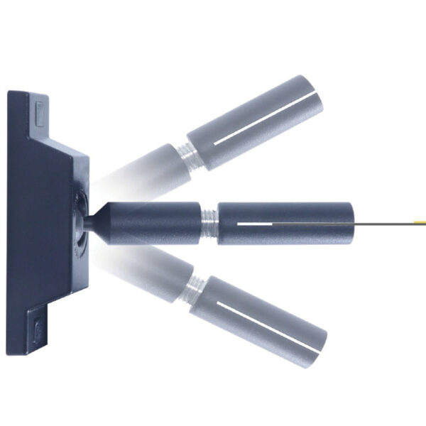 Σετ 2τεμ. Μαύρες Βάσεις με Ρυθμιζόμενο Βραχίονα 45° για ROOFPATH  ACA – ROPAB