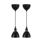 Nordlux Ray Kit με 2 Κρεμαστά Φωτιστικά Μαύρο E14  Μεταλλικό –  63233003