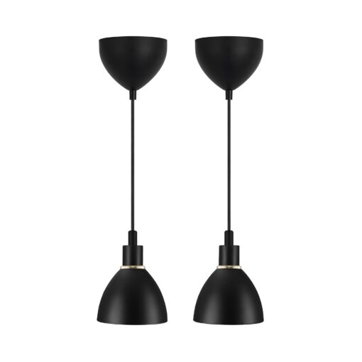 Nordlux Ray Kit με 2 Κρεμαστά Φωτιστικά Μαύρο E14  Μεταλλικό –  63233003