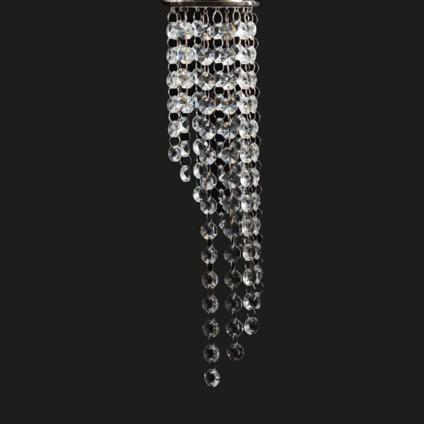 Βάση Σποτ GU10 – MR16 ACA DECOR  Χωνευτή Στρογγυλή Σταθερή με Κρύσταλλα MORIA ACA DECOR  – S7009