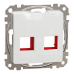 Schneider Sedna Design & Elements, κάλυμμα KRONE cat5e 6 UTP, Λευκό – SDD111441C