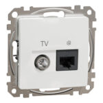 Schneider Sedna Design RJ45 CAT6 UTP – TV Λευκό – SDD111469T